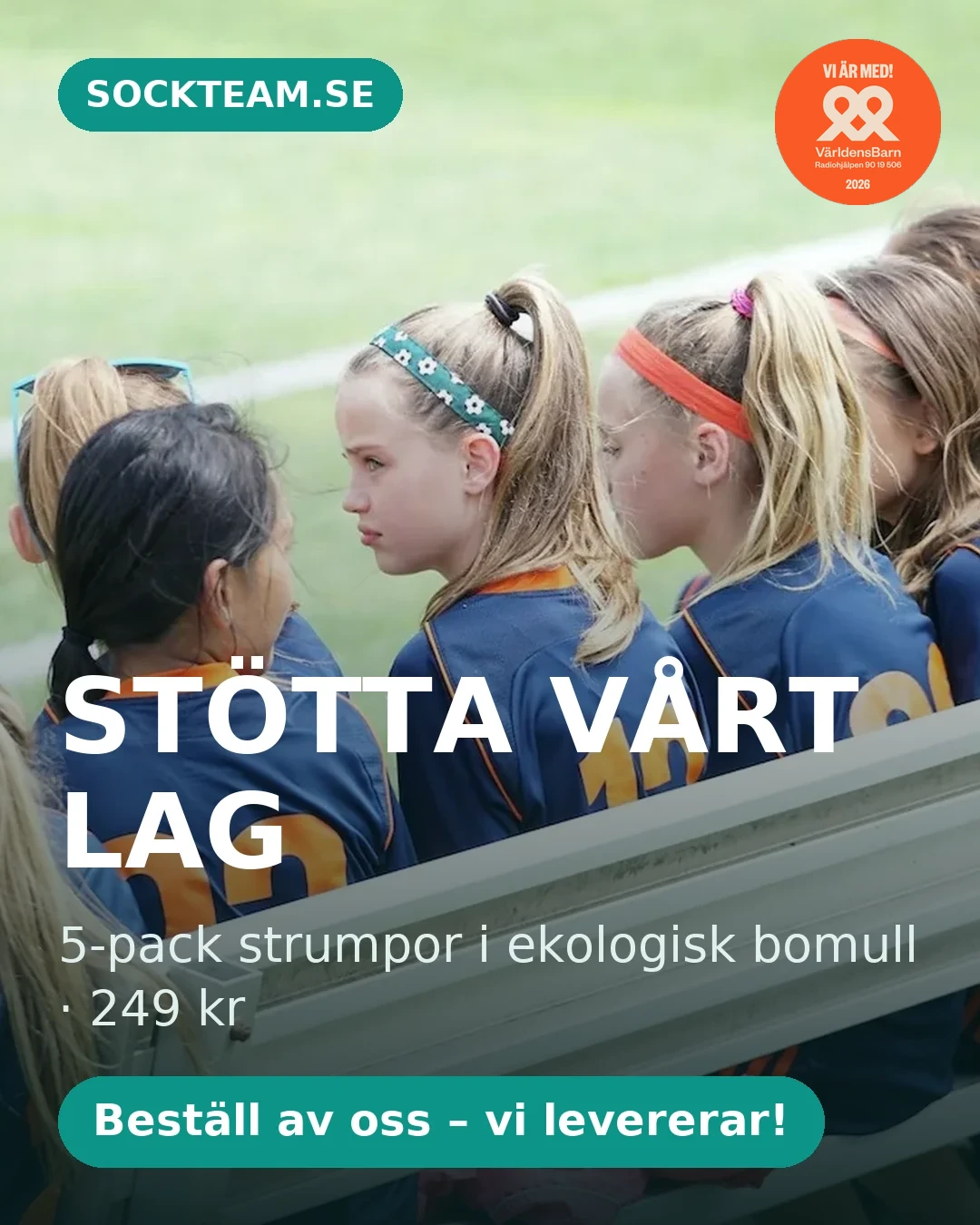 Sockteam säljmaterial – Laget