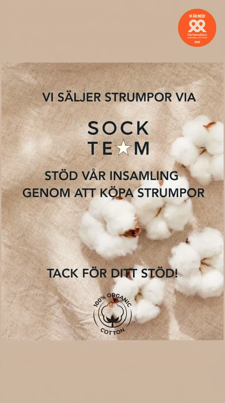 Sockteam säljmaterial – Ekologisk bomull – story